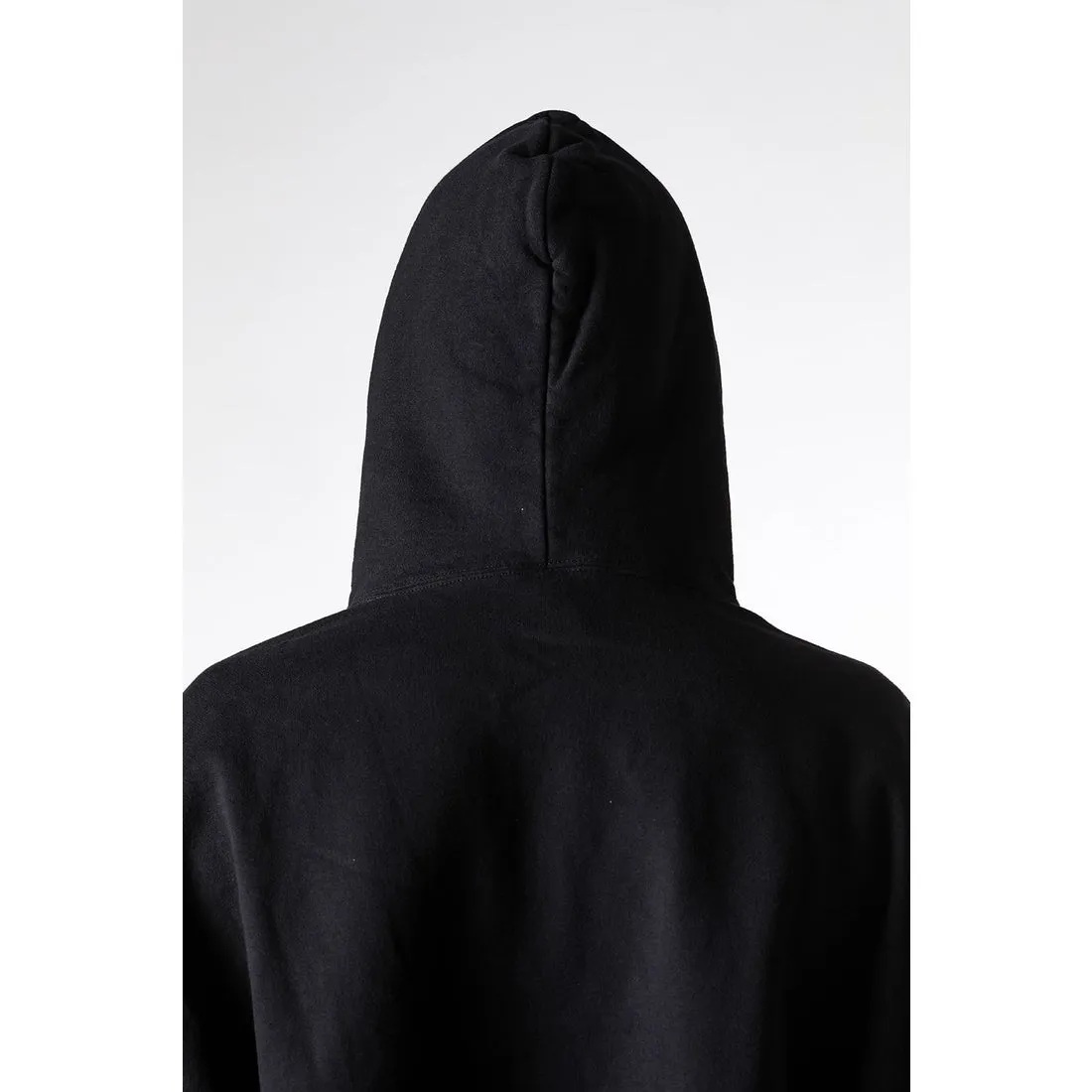 SAINT Mxxxxxx RIBON SAINT HOODIE/BLK The latest SAINT basic loose hoodie, black S-XL, original uniform high weight and light fleece sweatshirt fabric, custom woven and dyed, original loose short fat version, unchanged from the knife, original flavor, original accessories, fruit main mark/wash mark/cherub mark complete, ready-to-wear pre-shrunk without deformation after washing